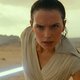 Daisy Ridley as Rey.